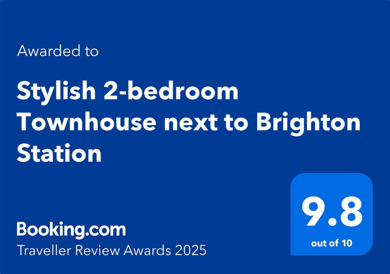 Stylish 2-Bedroom Townhouse Next To Brighton Station Eksteriør bilde